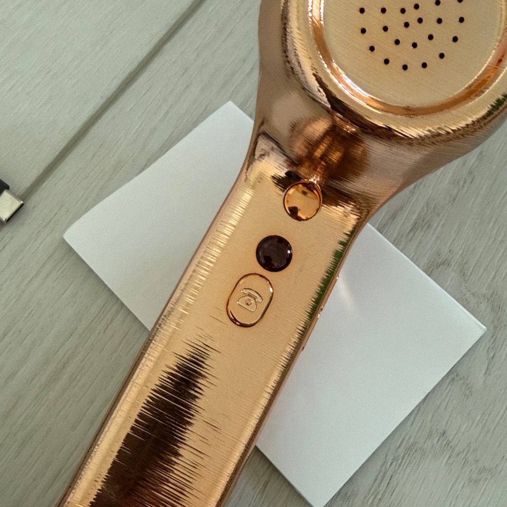Native union Rose Gold retro Goddess Phone handset for cell phone w charms $40 - Picture 5 of 6